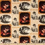 44'' Wide Gone With The Wind Rhett & Scarlett Movie Frames Brown Fabric By The Yard
