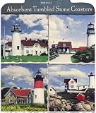 TRIBUTE TO LIGHTHOUSES COASTERS (SET OF 4)