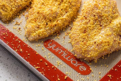 Yumware Baking Mats, Non Stick Surface, Pure Food-Grade Silicone for Healthy Baking (Set of 2)
