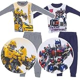 Transformers Bumblebee and Optimus Prime Set of Two Cotton Pajamas for Boys
