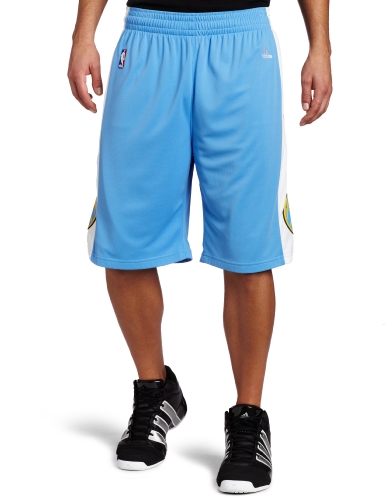 NBA Men's Denver Nuggets Swingman Short (Light Blue, Large)