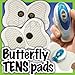 Pack of 2 Butterfly Style Pads Electrodes for HomeClinic Remote Control TENS Machine