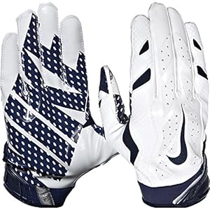 Nike Vapor Jet 3.0 Advanced Skill Position / Receiver Gloves (White/College Navy, XX-Large)