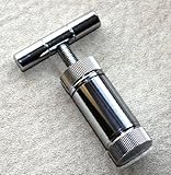T Press Tool 3.5" Engineered Brass Cylinder Heavy Duty Metal T Shape, Spice Pollen