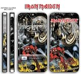 New Apple iPhone 4 Designer Skin with ANTENNA GUARDS- Iron Maiden - Number Of The Beast