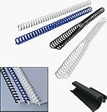 Baguette de reliure ibiclick+Zipper 8mm bleu fonce VE=50 unites