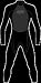 Sporting Goods : Hyperflex Cyclone Series 3/2mm Mens Long Sleeved Fullsuit