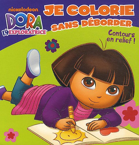 Je colorie sans déborder Dora l'exploratrice