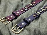 1 Snaffle Bit Leather Belt