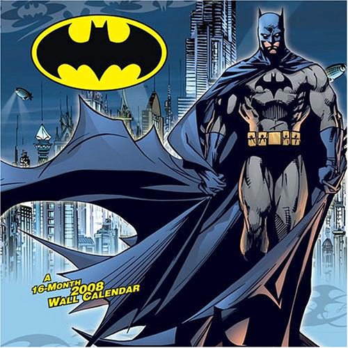  The Batman A 16-Month 2008 Wall Calendar