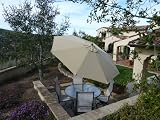 9ft Aluminum Market Umbrella - Taupe