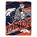 Northwest NFL Denver Broncos Unisex-Adult Micro Raschel Throw Blanket, 46