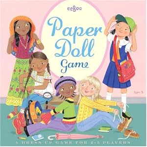 eeBoo Paper Doll Spinner Game