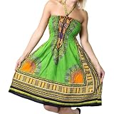 One-size-fits-all Tube Dress/Coverup with African Print