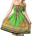 Alki'i Women's One-size-fits-all Tube Dress/Coverup with African Print