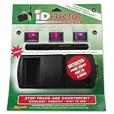 Dri-Mark Products - Dri-Mark - iDetector Counterfeit Currency & ID Detector w/Ultraviolet Light - Sold As 1 Each - Portable, affordable counterfeit and fraud detection. - State-of-the-art system is ideal for retailers, banks, bars and restaurants. - Ultraviolet LEDs pick up UV markings on documents and currency. - Powerful white LED reveals watermarks on paper currency. - Detects latest security features on driver's licenses, currency, credit cards, passports, traveler's cheques, money orde
