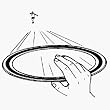 AEROBIE SPRINT FLYING RING, 10''  (colors and styles may vary)