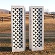 Lattice Column Standards Wood Horse Jumps 2 Heights