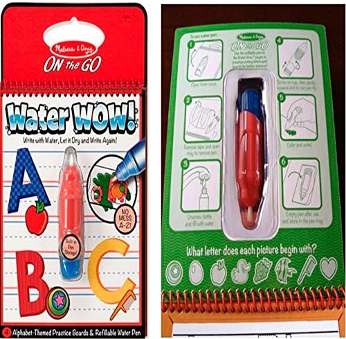 Hot Sell Water Wow Melissa & Doug Water Paint Coloring Book Animals, Cars,Alphabet and Numbers