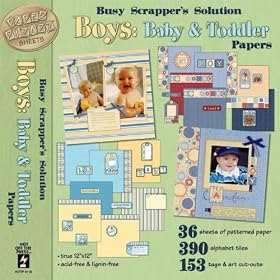 Click here to buy BABY BOY and TODDLER PAPER 12x12 by Alvin.
