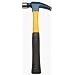 Klein 808-16 Straight Claw Hammer Heavy-Duty Black/Yellow 13 Inches