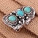 YAZILIND Vintage Oval Square Ethnic Ring