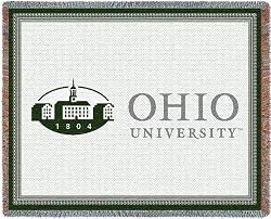 Ohio Univ Logo - 69 x 48 Blanket/Throw - Ohio Bobcats