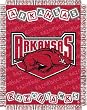Arkansas Razorbacks Acrylic Triple Woven Jacquard Baby Blanket/Throw (36"x46") - NCAA