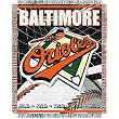 Baltimore Orioles MLB Triple Woven Jacquard Throw (MLB Series) (48x60")"