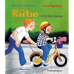 R�be lernt Rad fahren