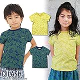 (ディラッシュ)DILASH 初夏'15 ボタニカルプリント半袖Tシャツ 120 ネイビー