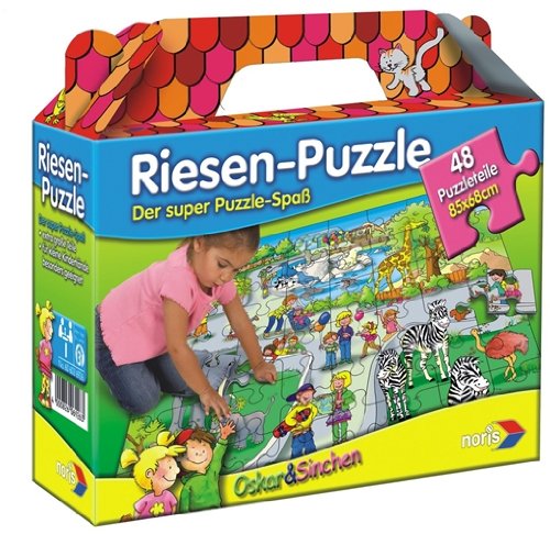 Noris Spiele 606036926 - Oskar und Sinchen Riesenpuzzle Preisvergleich