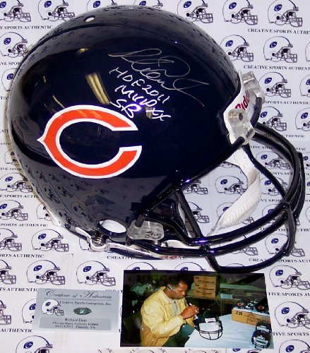 Richard Dent Hand Chicago Bears Authentic Helmet