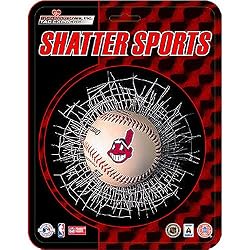 Cleveland Indians MLB Shatter Ball Window Decal
