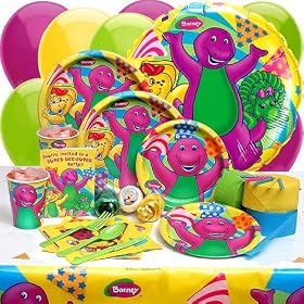 Barney Deluxe Party Kit by