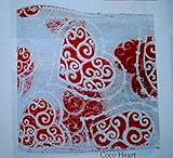 ~Coco Heart~　1ｍ単位　エモーショナルハート　ワイヤー入り　幅広リボン　 (リース・プリザ・ドライフラワー）