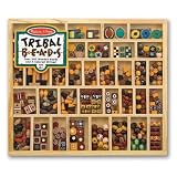 Melissa & Doug Deluxe Wooden Tribal Stringing Beads