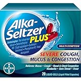 Alka-Seltzer Plus Severe Cough, Mucus and Congestion Liquid Gels, 20 Count