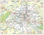 Plan de ville : M�tro Rer (plan plast...