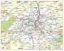 Plan de ville : M�tro Rer (plan plastifi�)