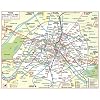Plan de ville : M�tro Rer (plan plastifi�)