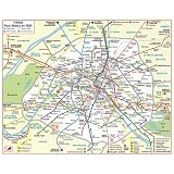 Plan de ville : M�tro Rer (plan plastifi�)par Plans Indispensable