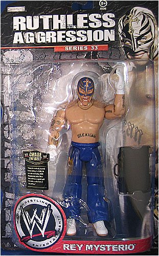 6124 wHMhsL WWE Wrestling Ruthless Aggression Series 33 Action Figure Rey Mysterio