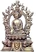 Sitting Buddha Brass Sculpture Statue 10 x 7 inches