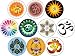 Set of 10 OM AUM 1.25