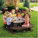 Little Tikes Fold 'N Store Table with Market Umbrella