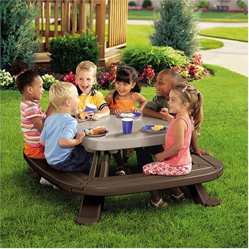Little Tikes Fold 'N Store Table with Market Umbrella