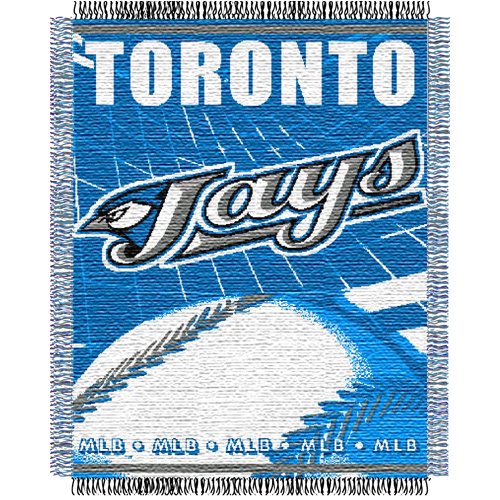 Toronto Blue Jays Jacquard Woven Throw Blanket
