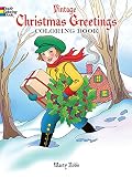 Vintage Christmas Greetings Coloring Book (Dover Holiday Coloring Book)