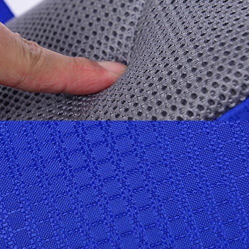 Free trip Leisure Nylon waist bag outdoor sports waist bag with water bottle holder (Blue)